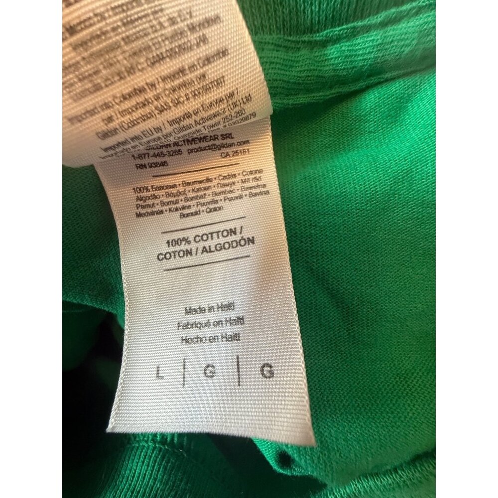 Massachusetts Lottery Keno Green T-Shirt Gildan Ultra Cotton NWT Mens LG - Picture 4 of 6